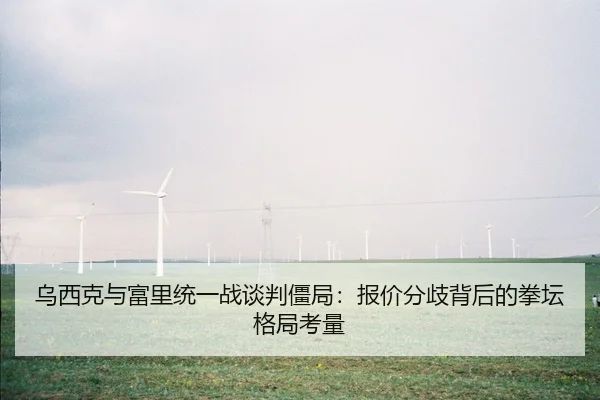 乌西克与富里统一战谈判僵局：报价分歧背后的拳坛格局考量
